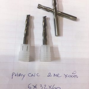 MŨI PHAY 2 ME XOẮN CNC 6 X 32 X 60